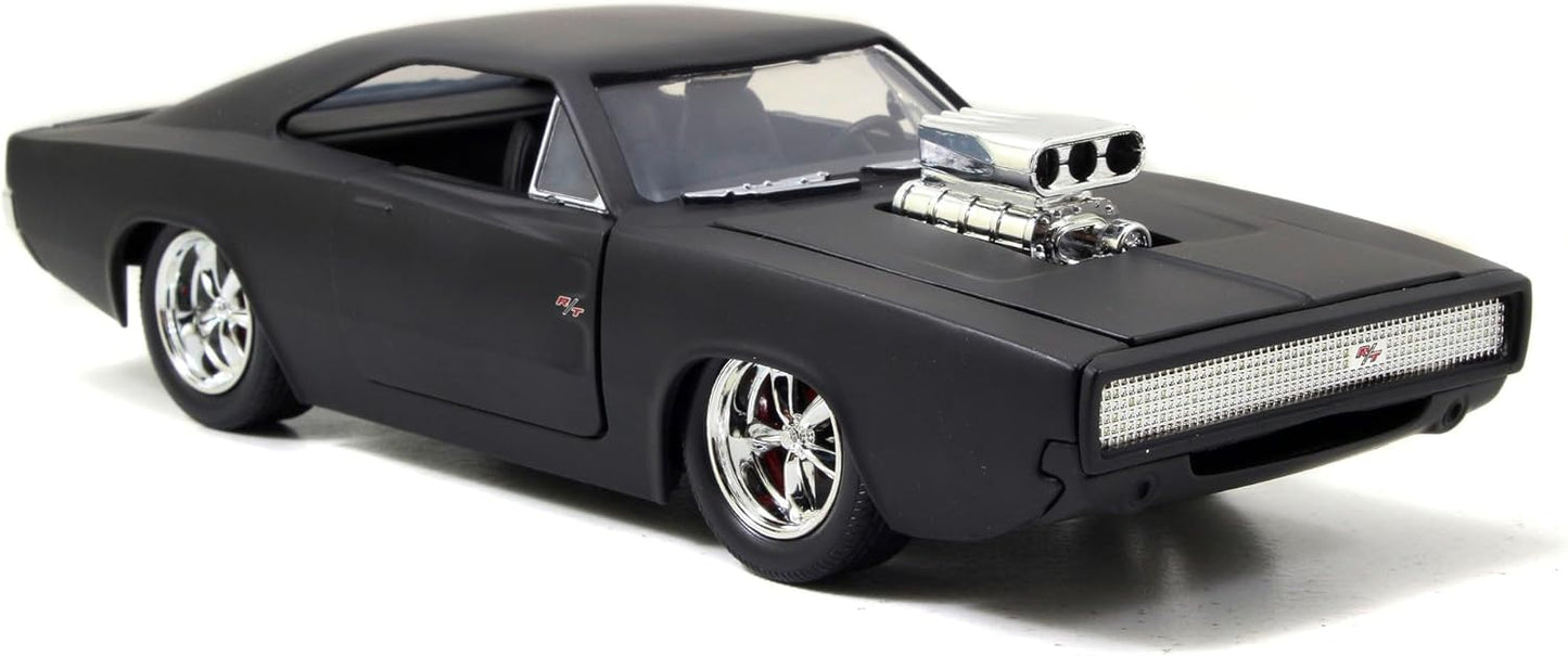 Jada Toys Fast & Furious – Metal Dom & 1970 Dodge Charger R/T (1:24) – Collectible Die-Cast Car