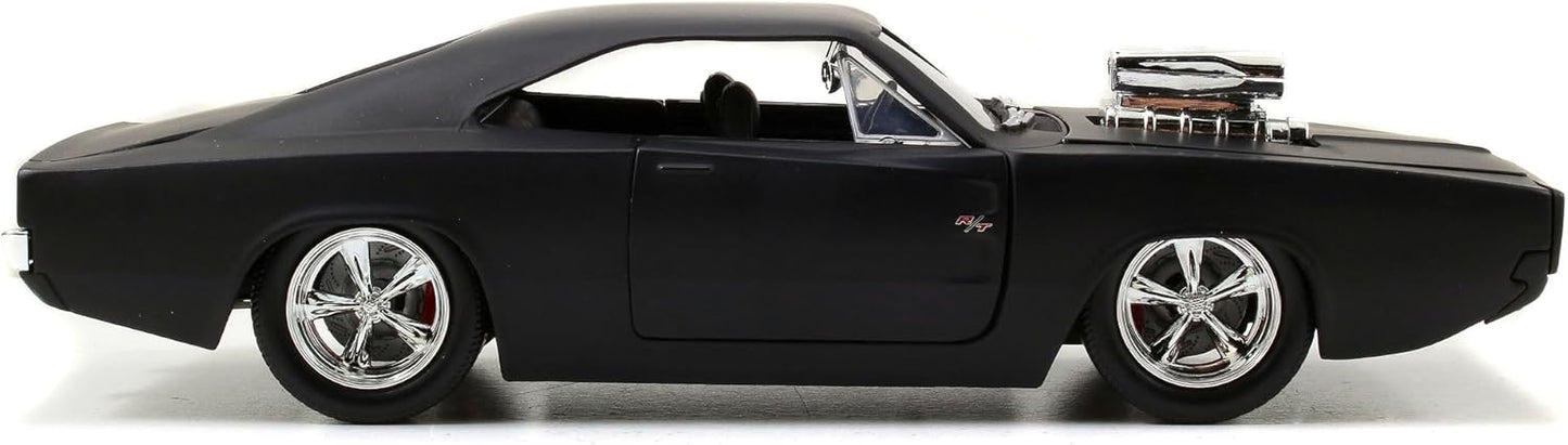 Jada Toys Fast & Furious – Metal Dom & 1970 Dodge Charger R/T (1:24) – Collectible Die-Cast Car