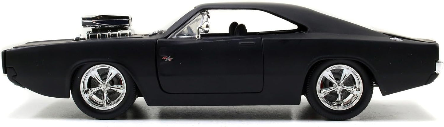 Jada Toys Fast & Furious – Metal Dom & 1970 Dodge Charger R/T (1:24) – Collectible Die-Cast Car