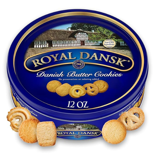 Royal Dansk Danish Butter Cookies – 12 oz Tin (Pack of 1)