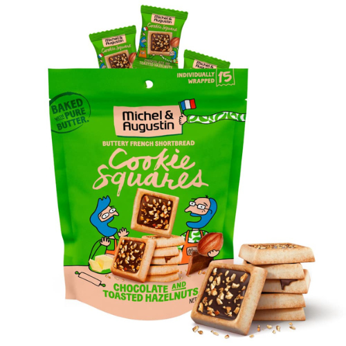 Michel et Augustin Gourmet Milk Chocolate & Hazelnut 15 Individually