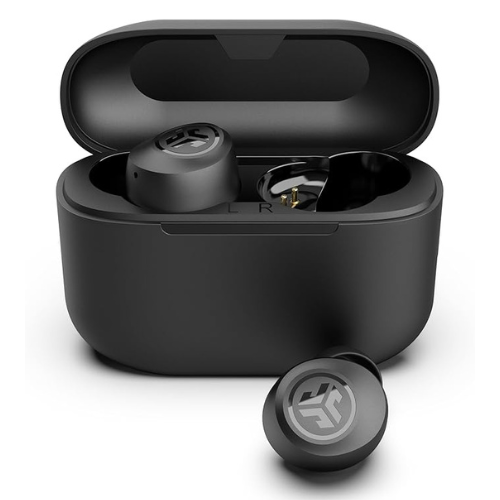 JLab Go Air Pop+ Wireless Earbuds – 35H Playtime, Black