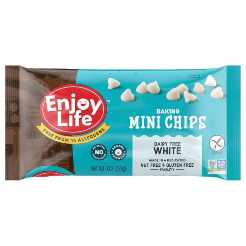 Enjoy Life Baking White Chocolate Mini Chips 9oz Bag