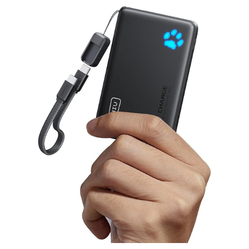 INIU 10000mAh Slim Power Bank – 45W PD USB-C Fast Charging