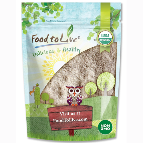 Food to Live Organic Barley Flour, 4 Pounds