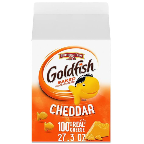 Goldfish Cheddar Crackers – 27.3oz Carton