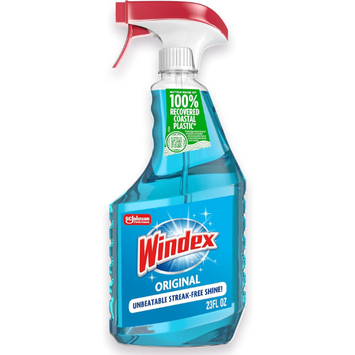 Windex Glass & Window Cleaner Spray – Original Blue Scent, 23 fl oz