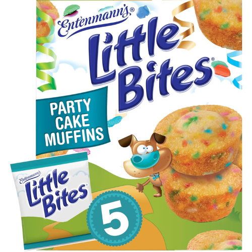 Entenmann's Little Bites Party Cake Muffins Mini Muffins Pouches  (8.25oz)