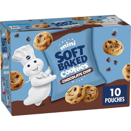 Pillsbury Mini Soft Baked Cookies – Chocolate Chip, 10-Pack (10 oz)