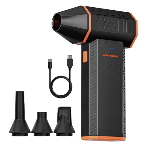 WOLFBOX MF50 Electric Air Duster – 110000RPM, 3-Speed
