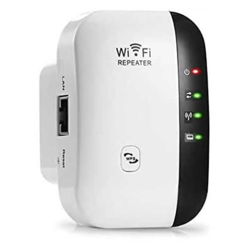 WiFi Extender Signal Booster – 5000 sq.ft, 50 Devices, Ethernet Port
