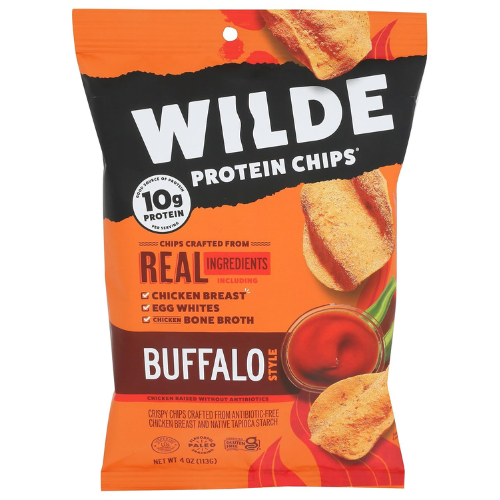 Wilde Snacks Chips Protein Buffalo 4 OZ