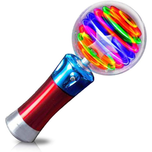 ArtCreativity LED Spinning Magic Ball Wand Sensory Light Up Toy for Kids