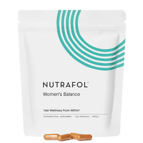 Nutrafol Women's Balance – Hair Growth Supplement for Ages 45+, 1-Month Refill Pouch