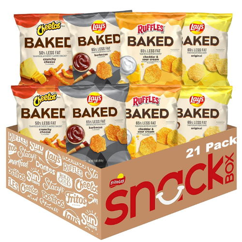 Frito Lay Baked Variety Pack , 0.875 Ounce Snack Bags (Pack of 21)