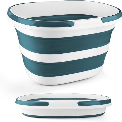 Collapsible Cleaning Bucket , 4.2 Gallon Large Silicone Bucket with Handle.