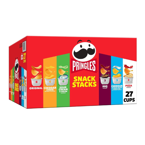 Pringles Potato Crisps Chips Variety Pack 27 Snack Stacks