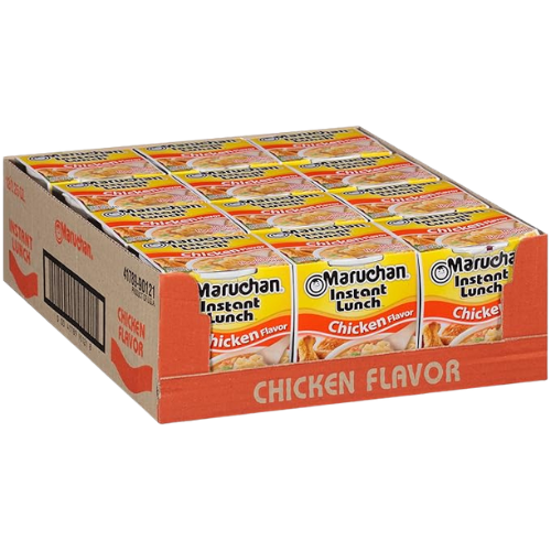 Maruchan Instant Lunch – Chicken Flavor, 12-Pack (2.25 oz Cups)