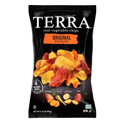 Terra Vegetable Chips Original Chips with Sea Salt 6.8 Oz