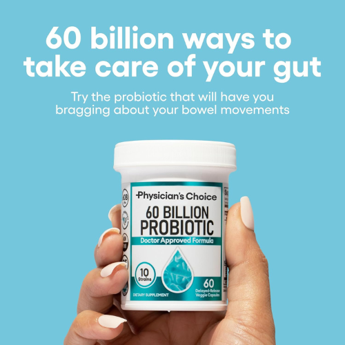 Physician's CHOICE Probiotics – 60 Billion CFU, Digestive & Gut Health, 60ct