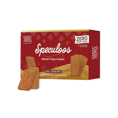 ChocZero Speculoos Cookies  Gluten Free No Added Sugar , (30 Count , 9oz)