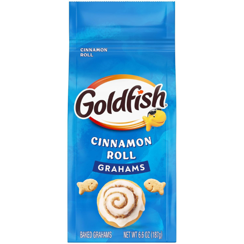 Goldfish Grahams Cinnamon Roll Baked Snack Crackers (6.6oz Bag)