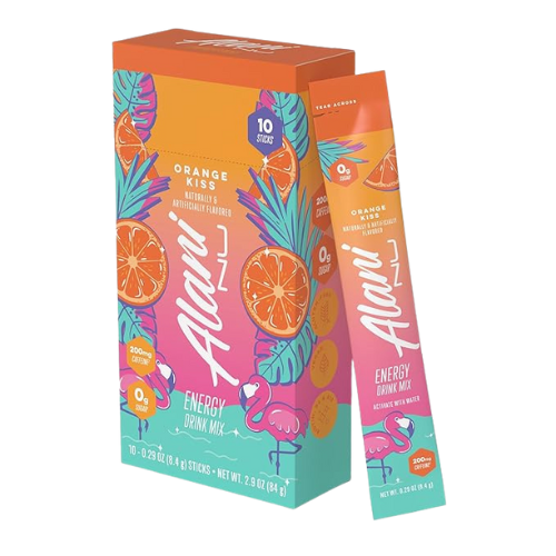 Alani Nu ORANGE KISS Energy Sticks – 10 Pack