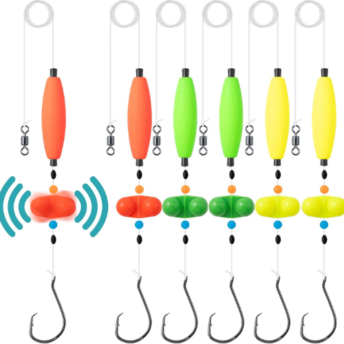 Catfish Rigs – Santee Rig with 5/0 & 6/0 Circle Hooks for Peg Floats, Catfishing Tackle