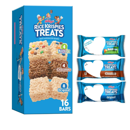 Rice Krispies Treats Variety Pack 16 Crispy Marshmallow Bars