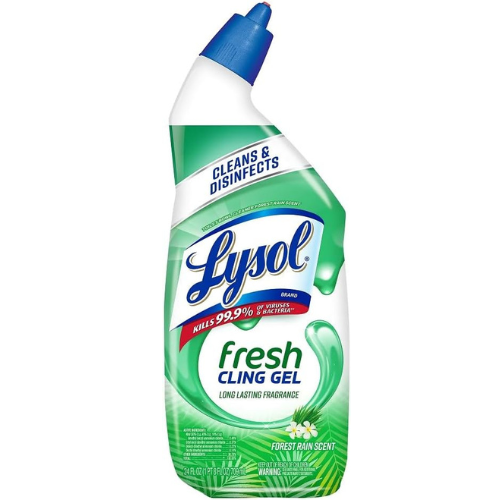 Lysol Toilet Bowl Cleaner Gel – Disinfects , Removes Stains