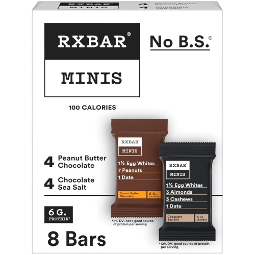 RXBAR Minis Protein Bars Variety Pack 7.3oz Box (8 Bars)