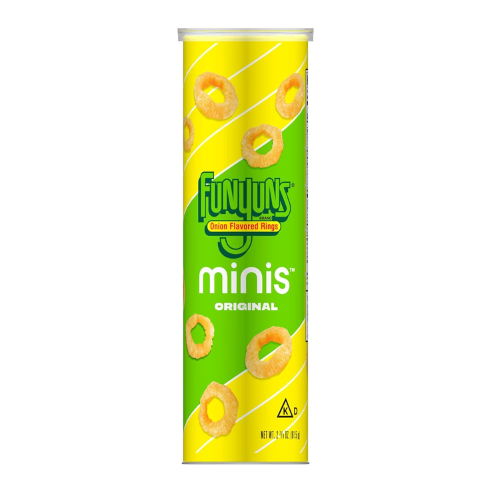 Funyuns Minis Original , 2.875 oz Canister