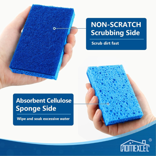 HOMEXCEL Kitchen Sponges – 24 Pack.