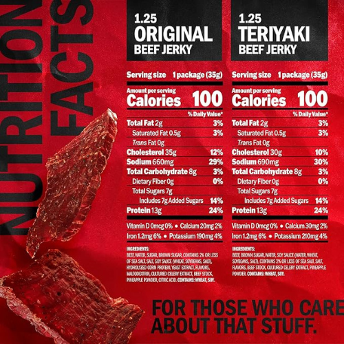 Jack Link’s Beef Jerky Variety Pack – 9 Bags (1.25 oz Each)