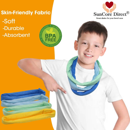 8 Pack Sensory Chew Necklaces for Kids Terry Cloth Teething