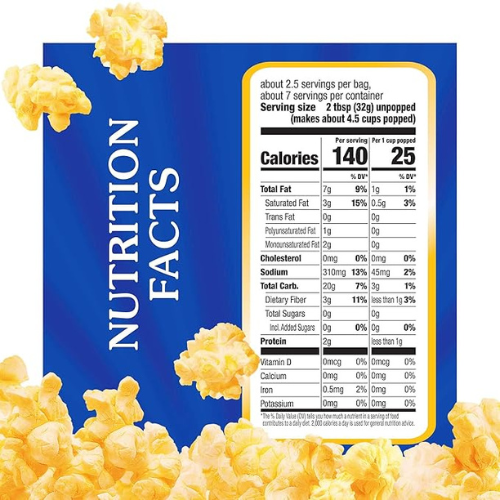 ACT II Butter Lovers Microwave Popcorn β 3-Pack (2.75 oz Bags)