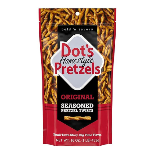 Dot’s Original Seasoned Pretzel Twists – 16 oz Bag