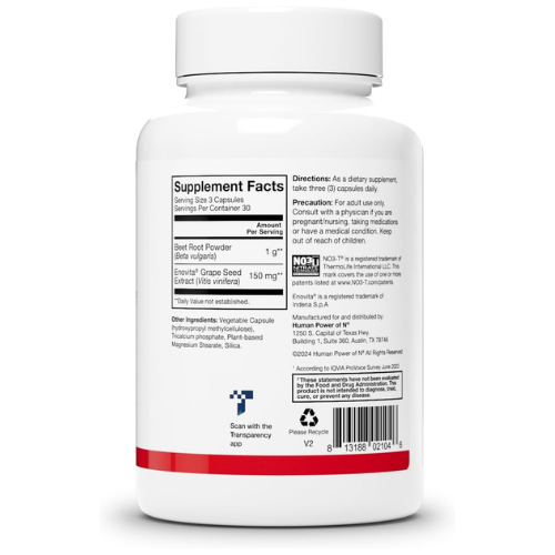 humanN SuperBeets Capsules – Heart Health Support, Non-GMO, 90ct