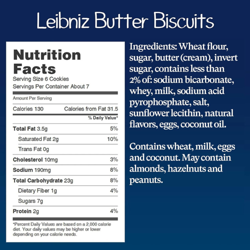 Bahlsen Leibniz Butter Biscuit Cookies 3 Boxes , Original Buttery 7 oz Each