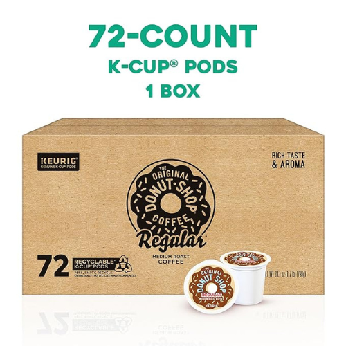 The Original Donut Shop Coffee Pods – Medium Roast, 72 Ct