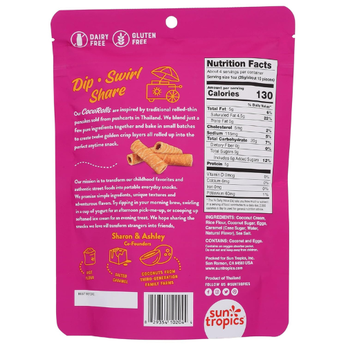 Sun Tropics CocoRolls Salted Caramel