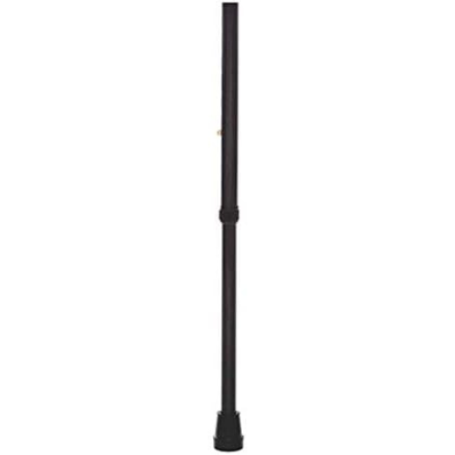 Black 3/4" Replacement Rubber Cane Tips with Metal Washer