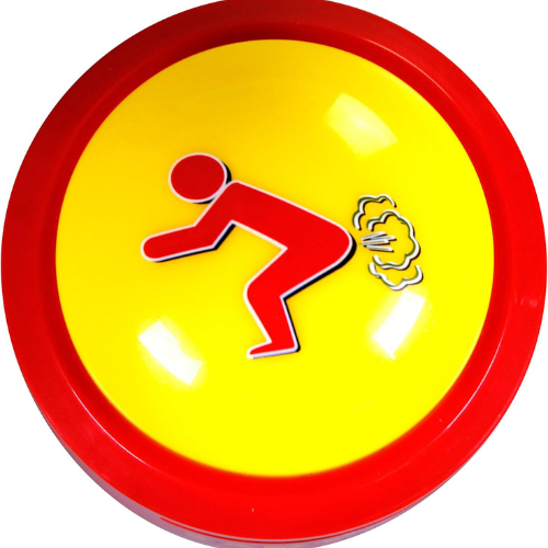 Talkie Toys Fart Button Lights Up with 20 Funny Fart Sounds , Pranks & Stress Relief Toy