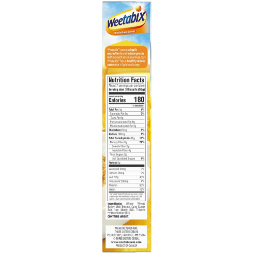 Weetabix Whole Grain Wheat Biscuits  14oz Box