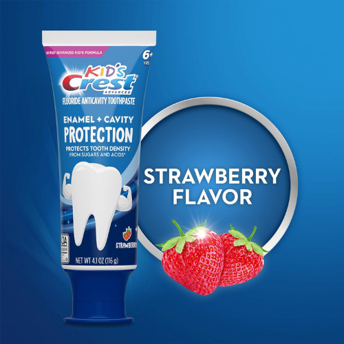 Crest Kids Enamel + Cavity Protection Toothpaste , 4.1 oz (Pack of 3)