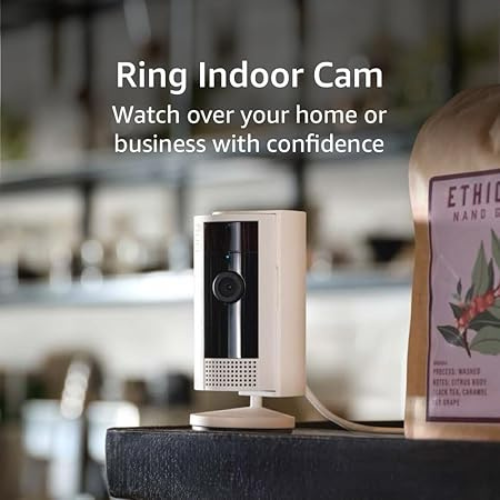 Ring Indoor Security Camera β 1080p HD (White)