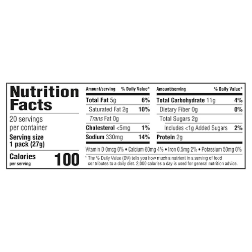 Handi-Snacks RITZ Crackers & Cheese Dip β 20 Snack Packs