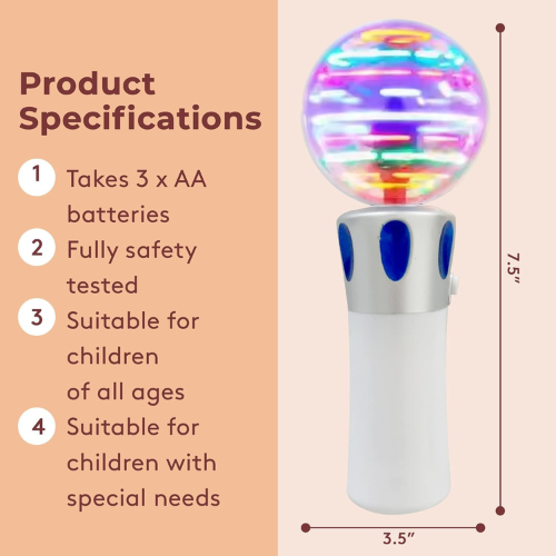 Musical Light Up Wand Sensory Toy for Kids with Autism