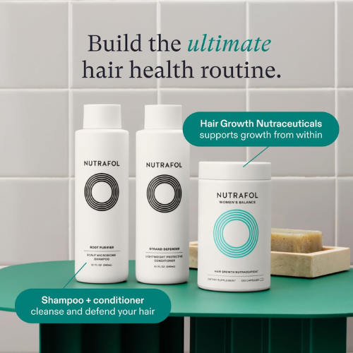 Nutrafol Women's Balance – Hair Growth Supplement for Ages 45+, 1-Month Supply