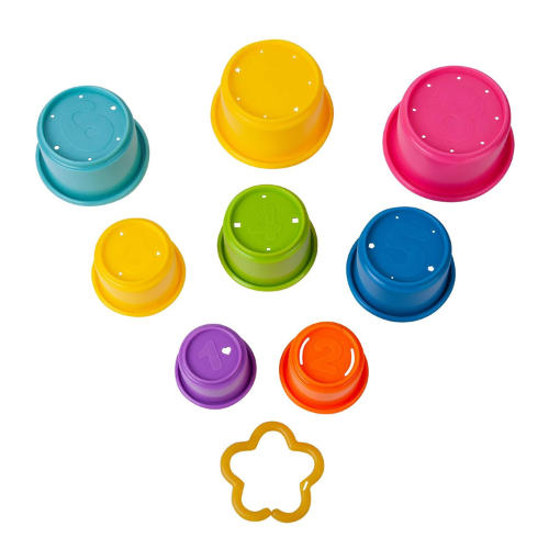 The First Years Stack & Count Stacking Cups , 8 Piece Colorful.